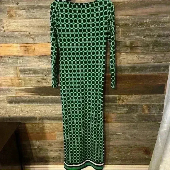 Michael Michael Kors size XS green resort maxi dress kaftan j - Picture 4 of 7